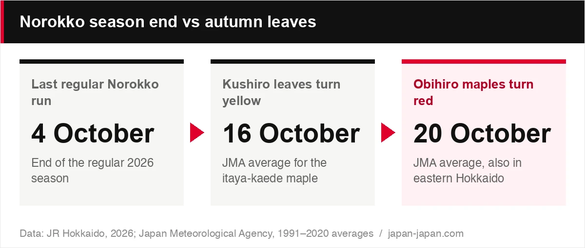Norokko season end vs autumn leaves